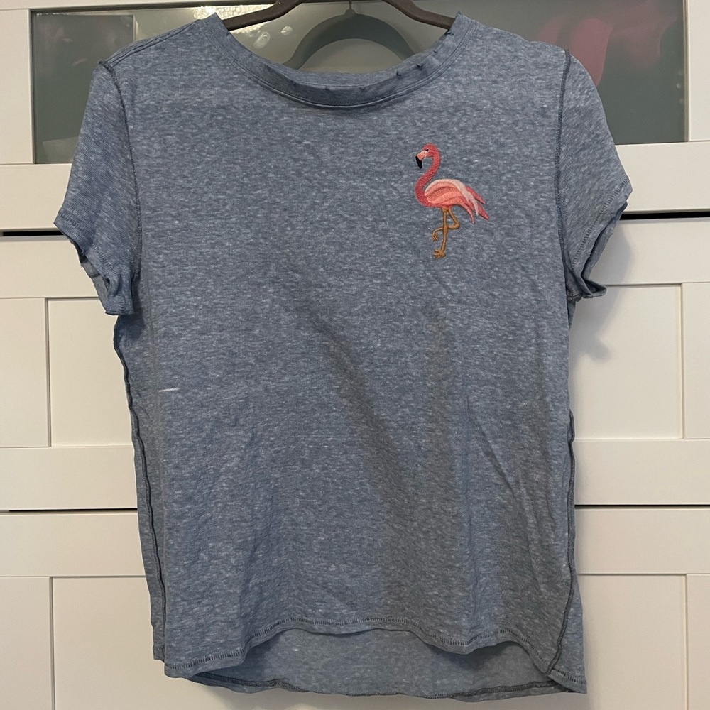 Free People embroidered t shirt new without tags
